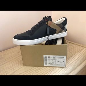 *NEW* Burberry Leather and House Check Trainers